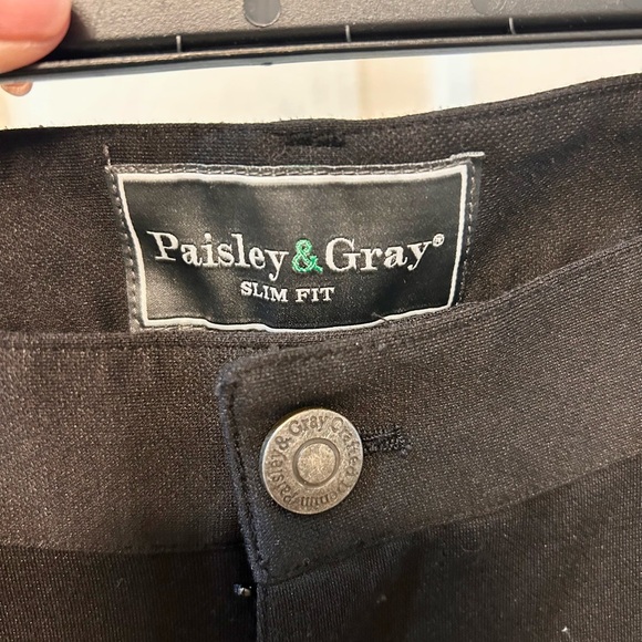 Paisley & Gray Black Dress or casual Pants Sleek Formal Wear - Picture 3 of 4